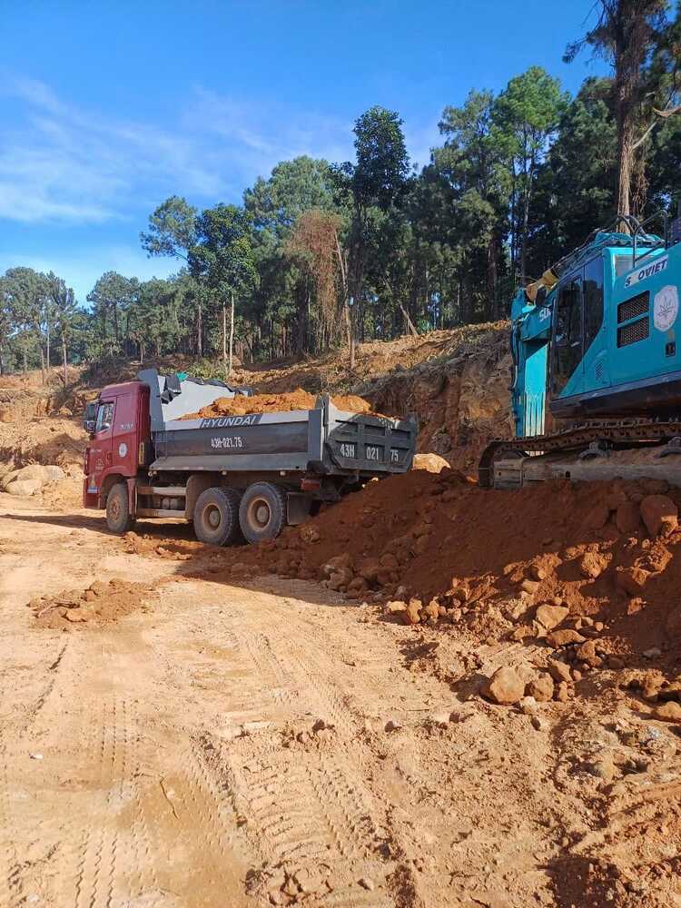 Thi công hạ tầng dự án Làng Vân của Vinpearl làm chủ đầu tư