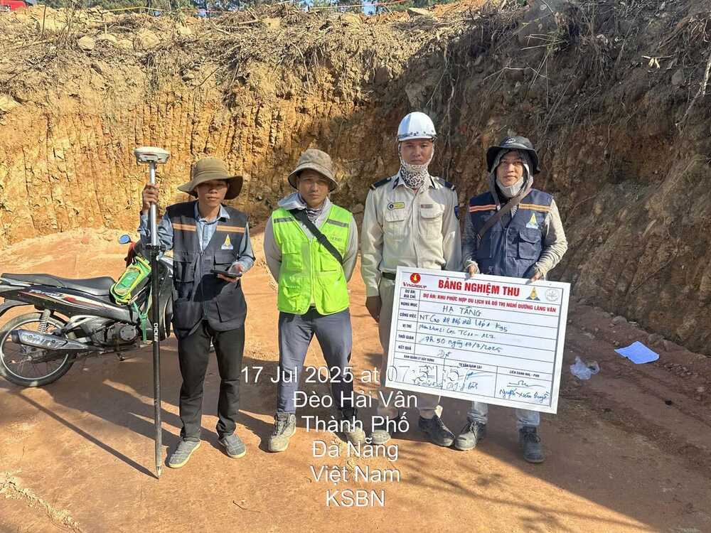 Thi công hạ tầng dự án Làng Vân của Vinpearl làm chủ đầu tư