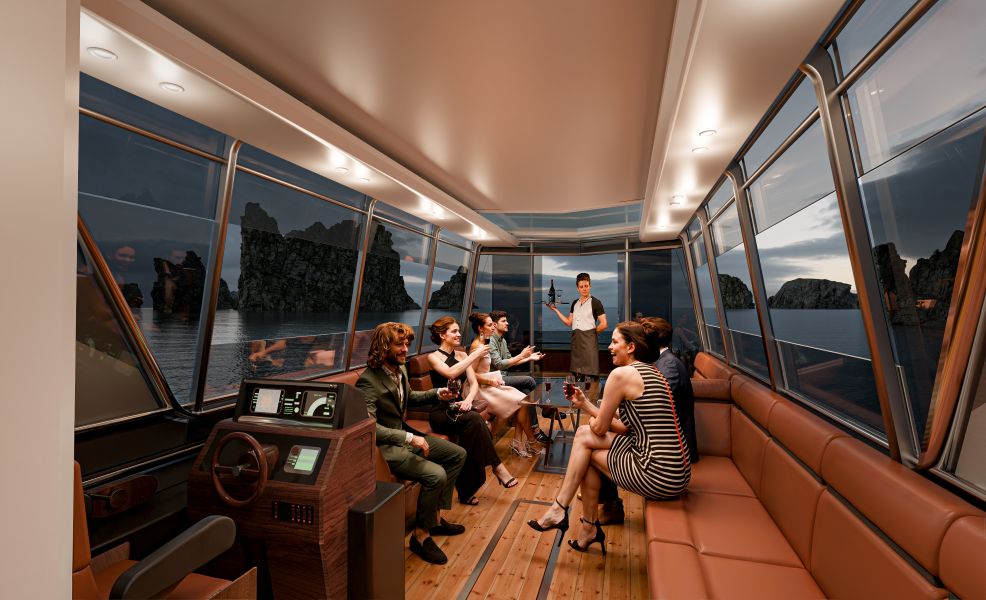 Mẫu tàu Classic Pontoon - Maverick